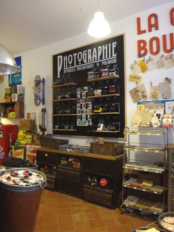 Vintage Store Polaroid Cameras Lyon France