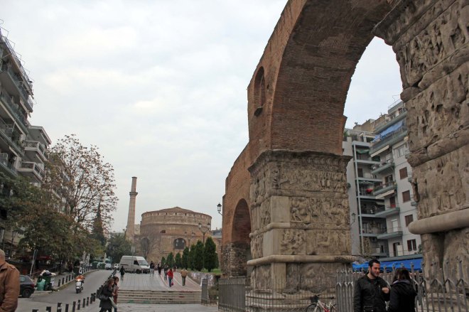 rotunda and arch of Galerious