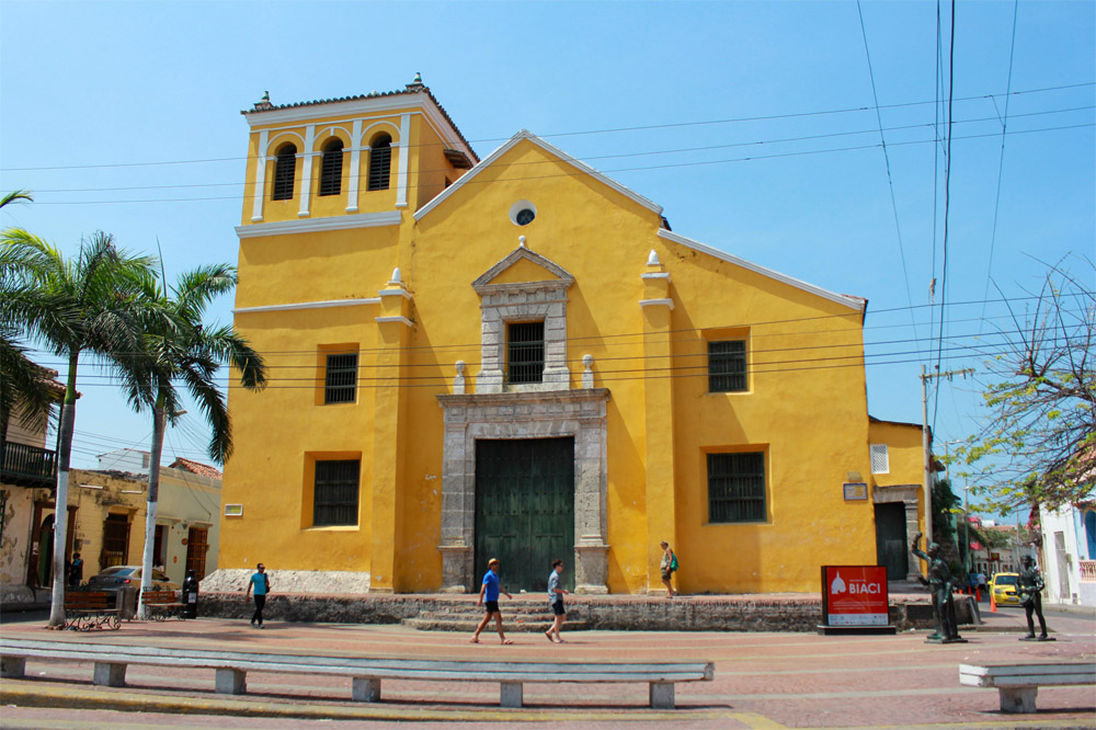 Yellow church cartagena