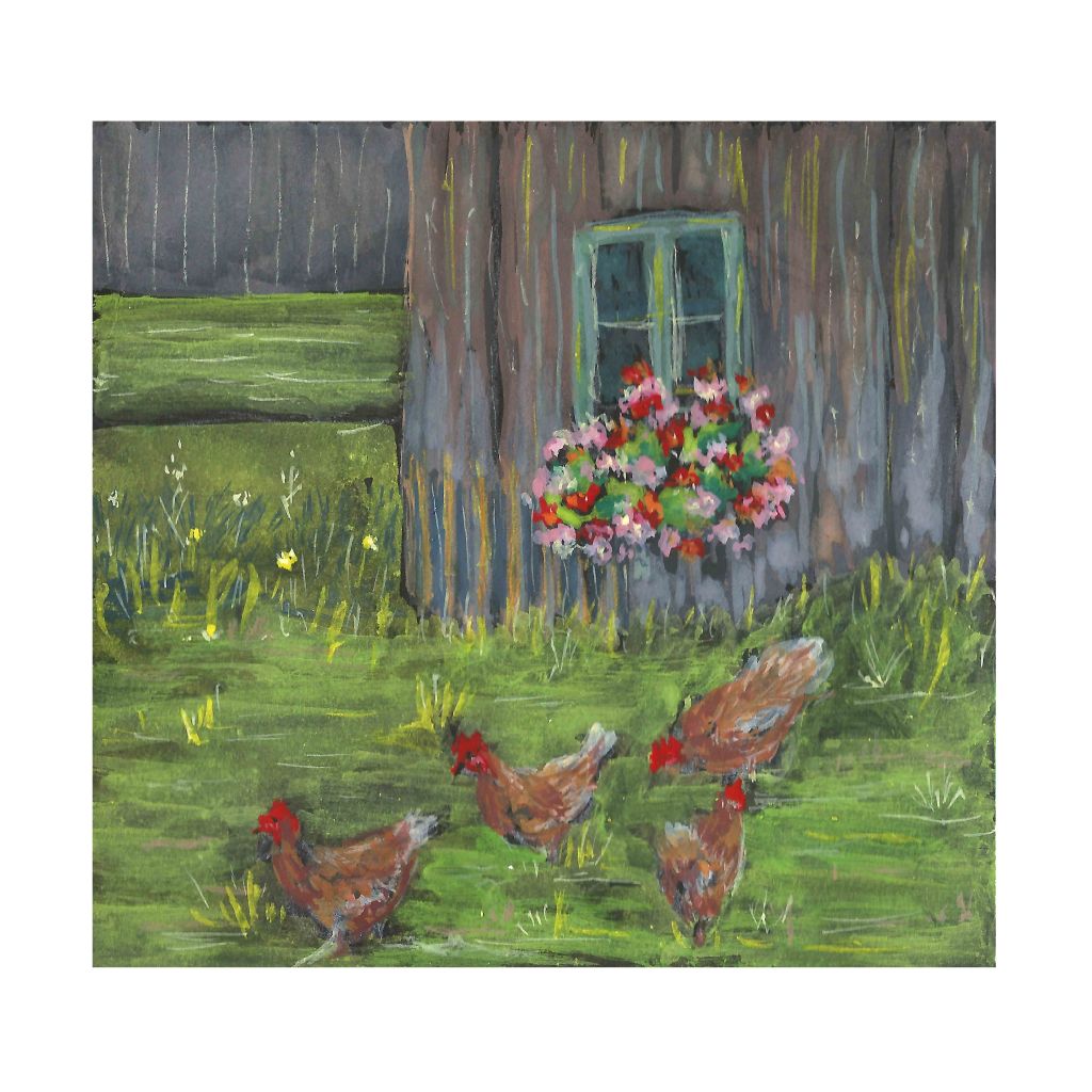 GOUACHE COUNTRYSIDE